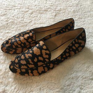 Talbots Cheetah Leopard Cal Hair Loafers
